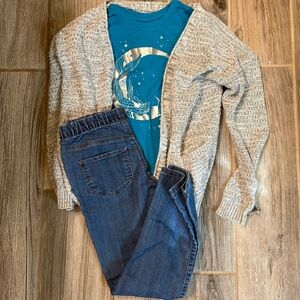 OshKosh B'gosh Cream Cardigan Sweater